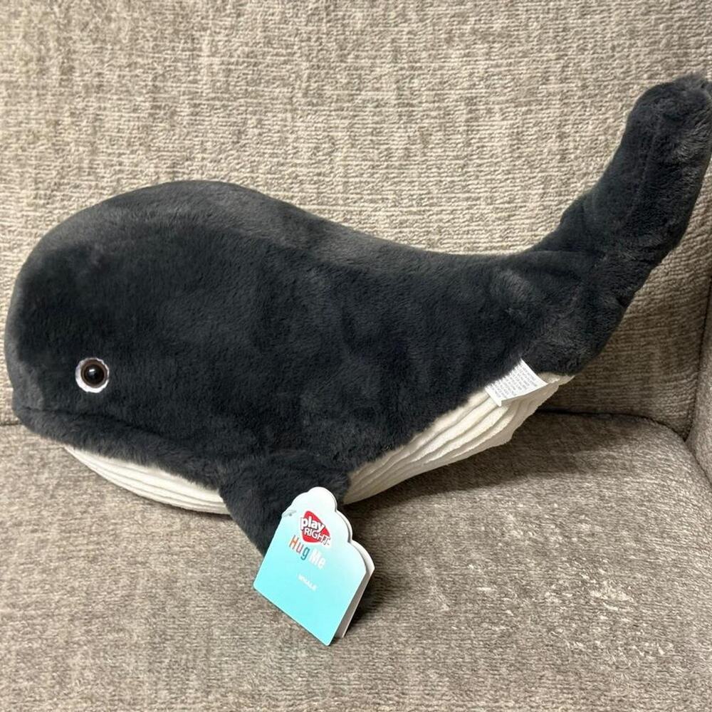 15" Long Plush Whale